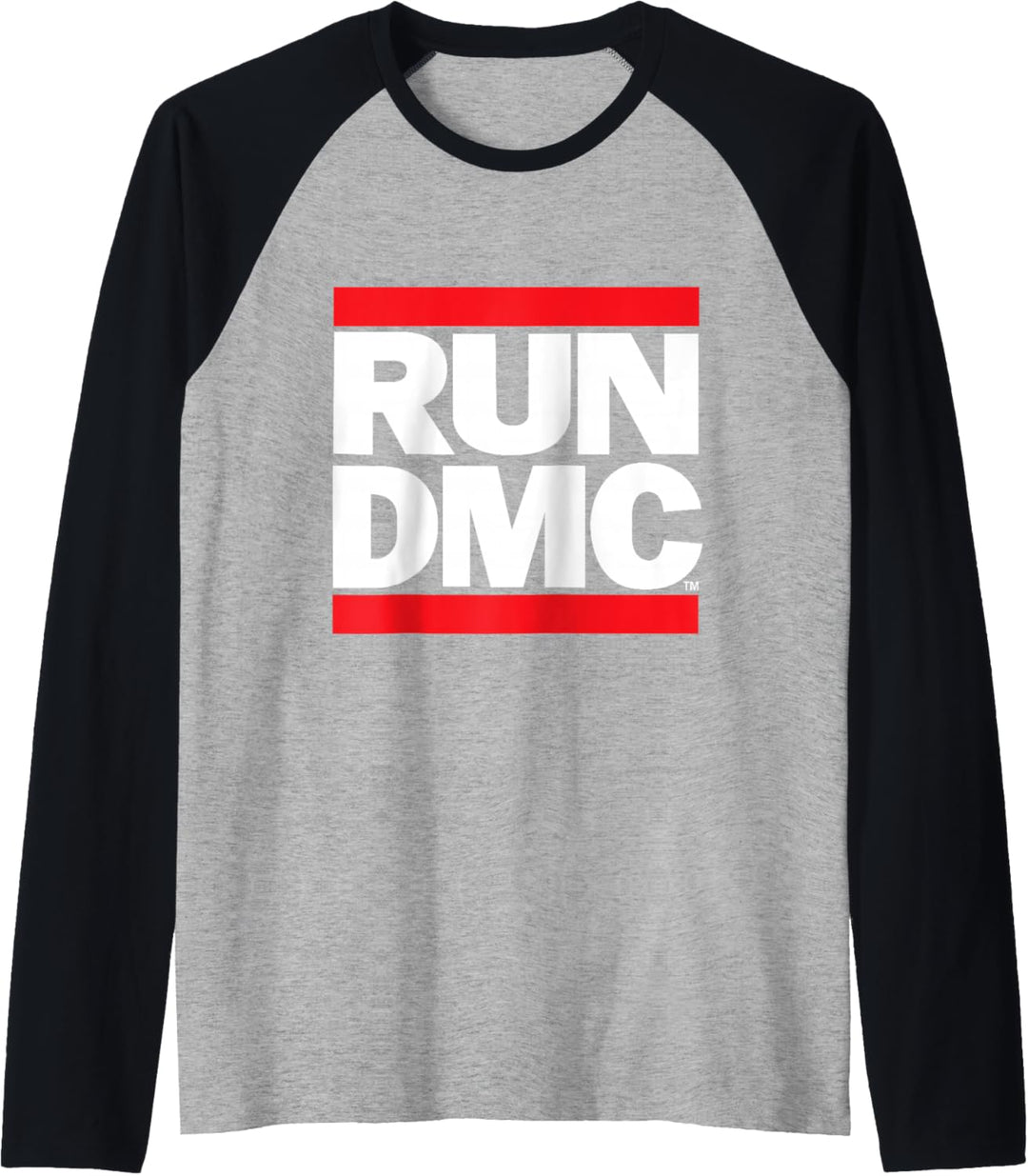 RUN DMC Official Logo Dark Raglan