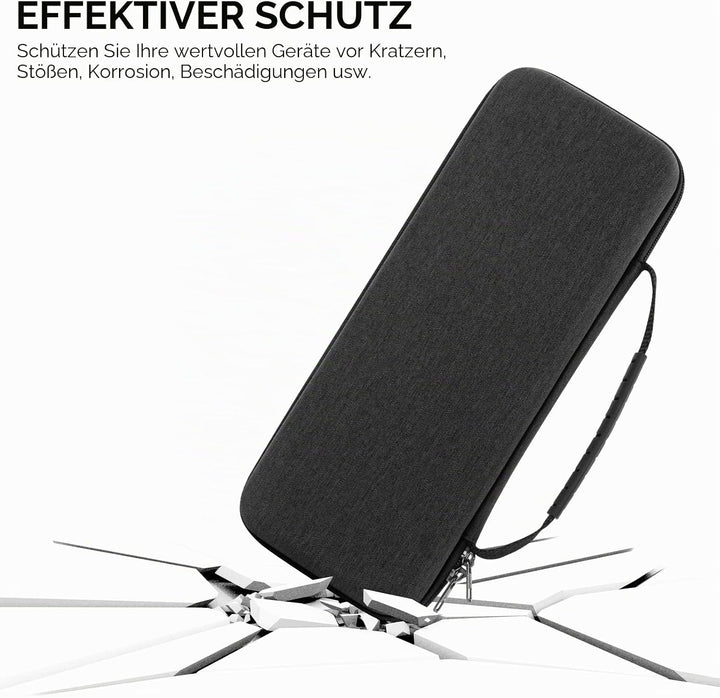 Linkidea Hard Travel Case für Kompakte 60% Tastatur, Computer 61 Tasten Wireless/Wired Keyboard Trag