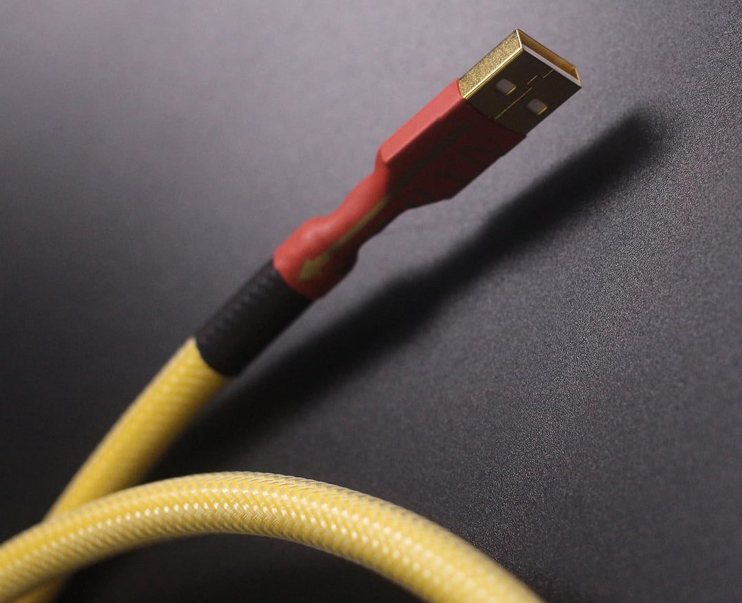 KK Cable YB-y1 HiFi, 4 N OFC USB 2.0 A auf B Digital Audio DAC Kabel, Professionelle USB 2.0 Kabel,