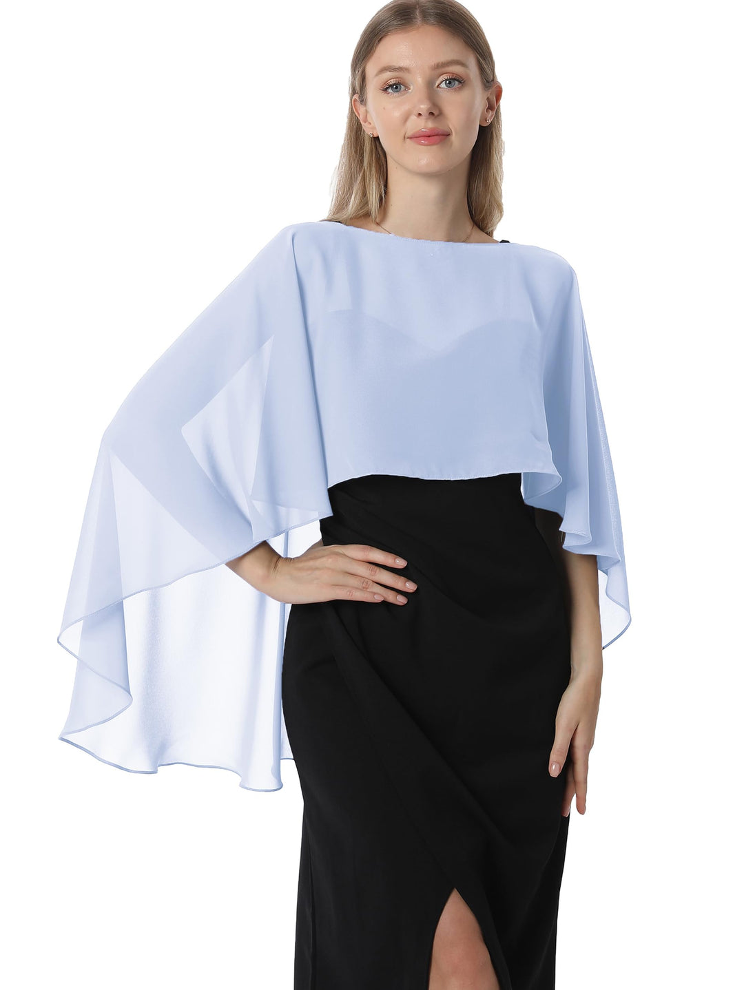 Hotshawl Damen Pashmina-Schal Einheitsgrösse Hell, blau, Einheitsgröße Hell, blau