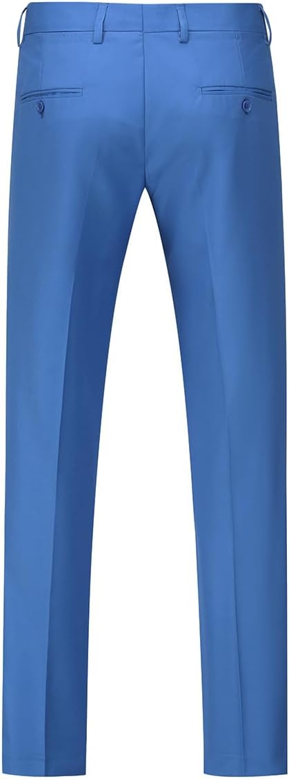 Allthemen Herrenanzug 2 Teilig Slim Fit Anzüge Business Hochzeitanzug für Männer 3XL Blau1, 3XL Blau