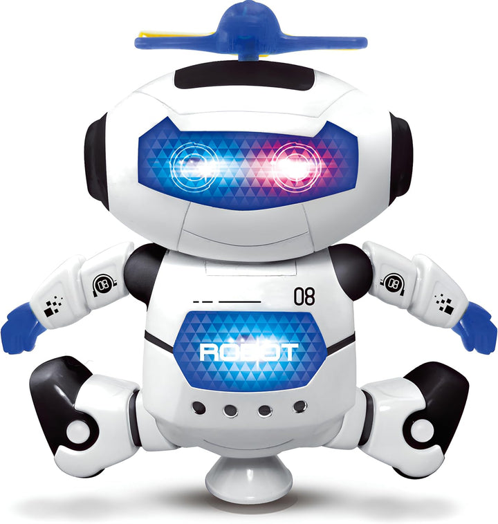 Spielzeugroboter mit Lichtern und Klängen, Tanz spielt und leuchtet Roboter, gehen mit Lichtern und