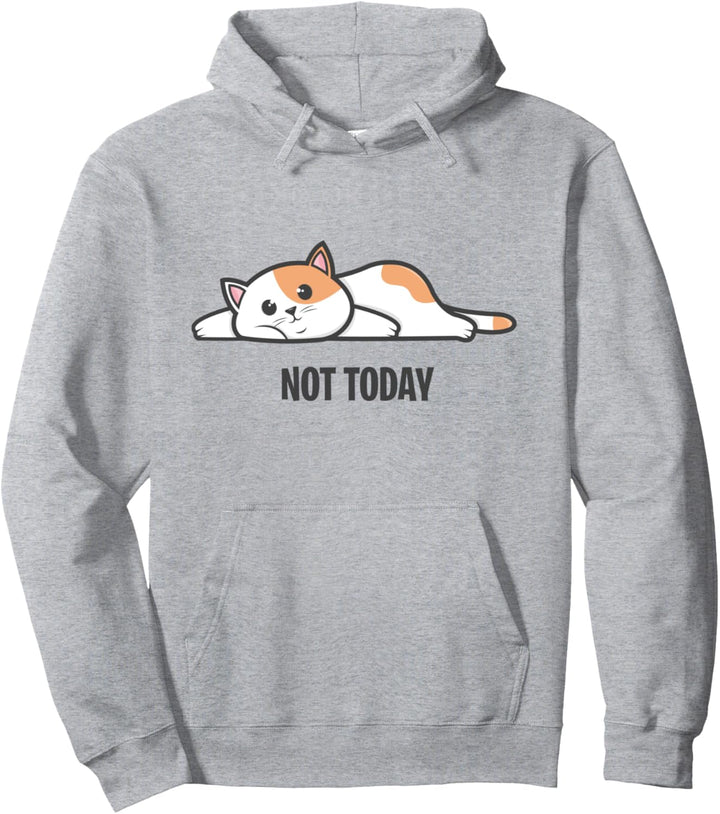 Cat - Not today Pullover Hoodie