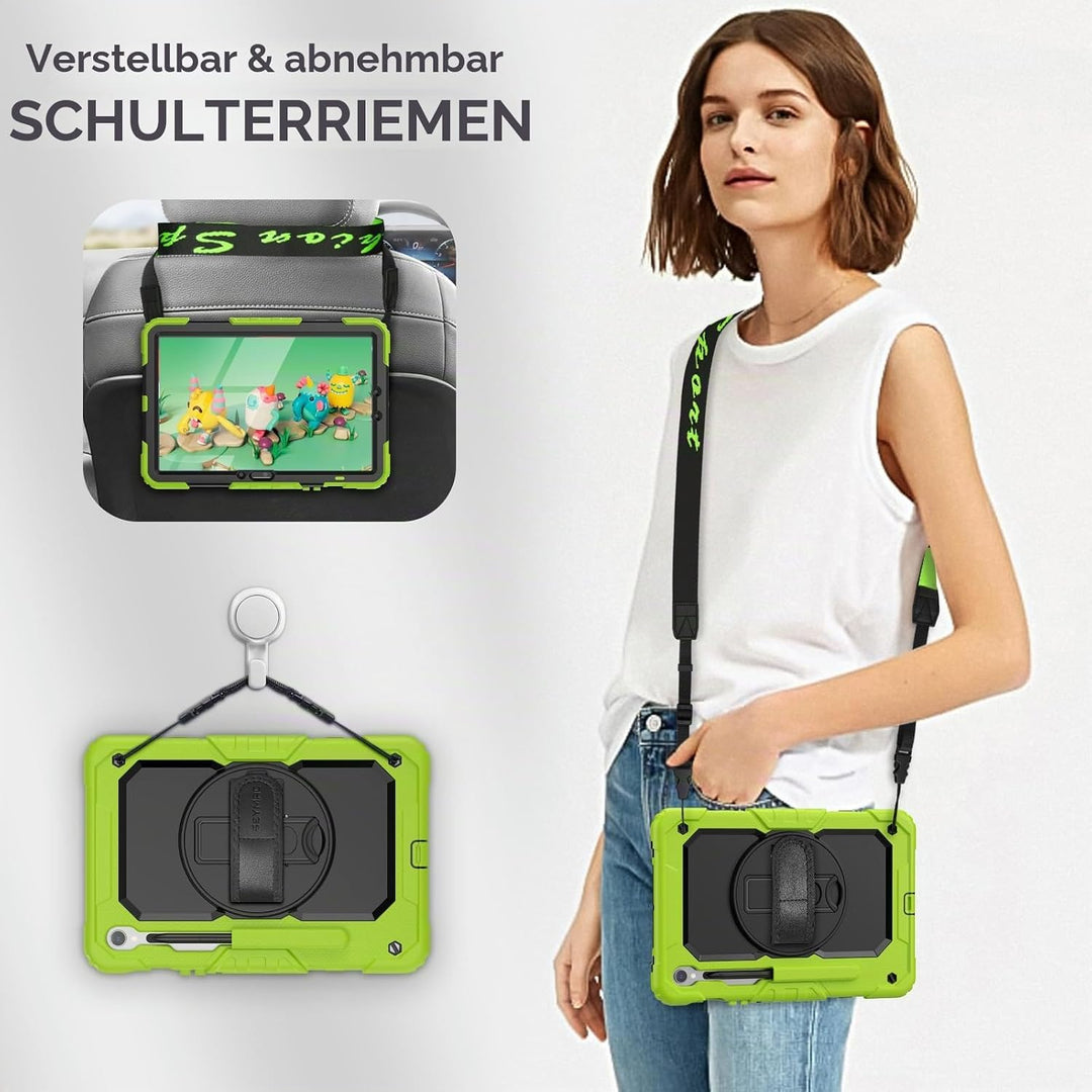 SEYMAC Hülle für Samsung Galaxy Tab S10 Lite / S10 FE / S9 FE 10,9 Zoll / S9 11 Zoll, Stossfeste Hül