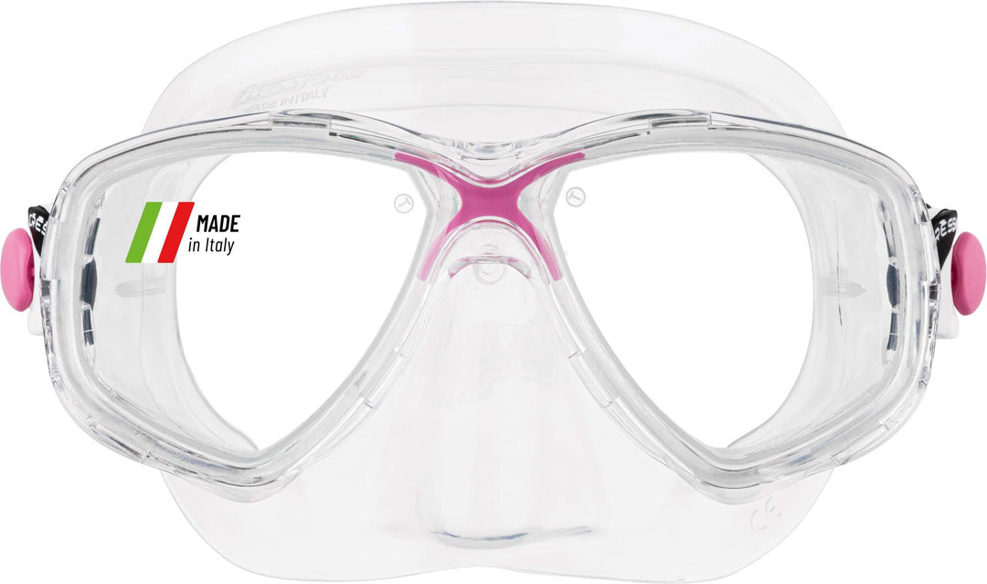 Cressi Tauchmaske Marea Einheitsgrösse Transparent/Rosa, Einheitsgrösse Transparent/Rosa
