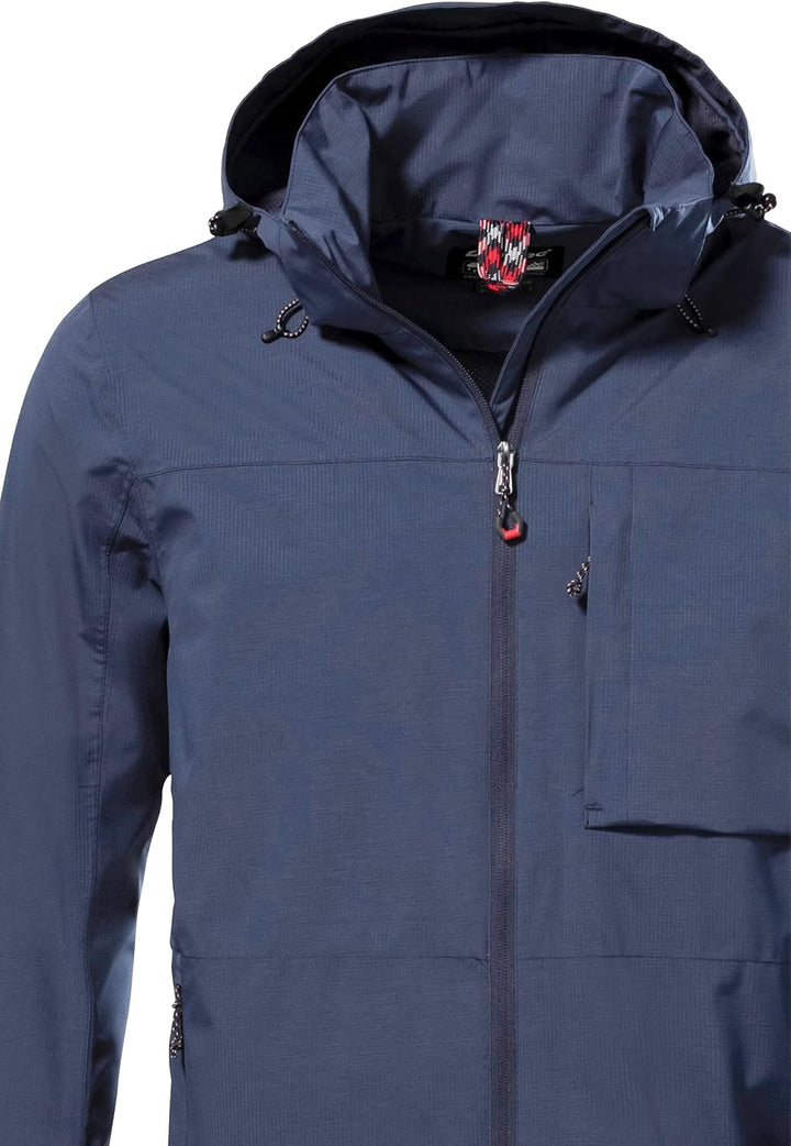 Killtec Herren Kos 106 Mn Jckt Funktionsjacke/Outdoorjacke mit abzippbarer Kapuze M dunkelblau, M du