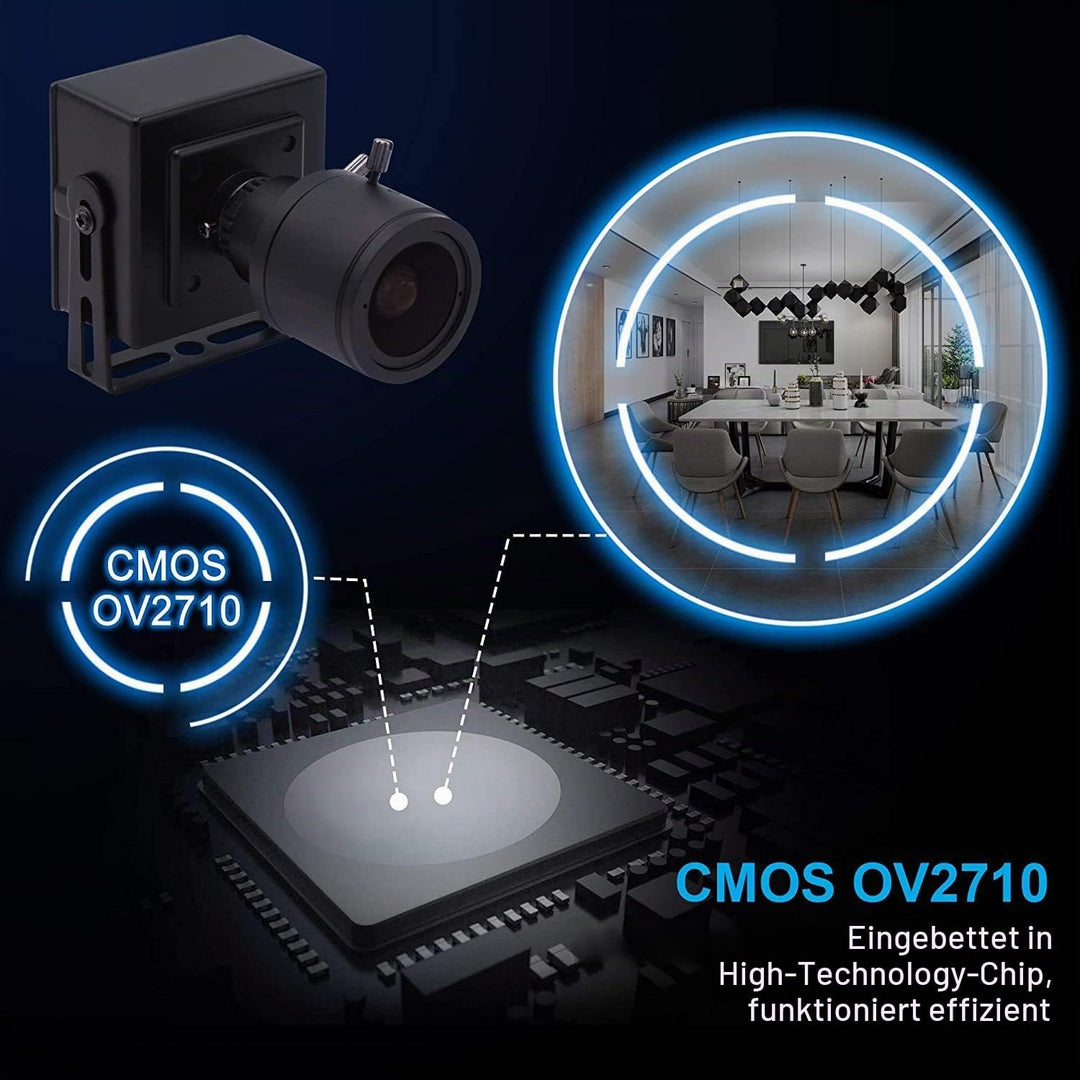 ELP 1080P Optical Zoom Webcam 2,8-12mm Vario Objektiv USB Kamera Full fps Full HD 1080p Webkamera mi