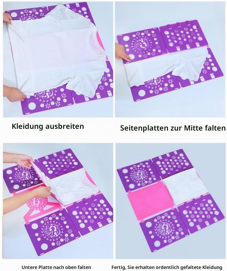Verbessertes V3-Kleidungs-Faltbrett, T-Shirt-Ordner, einfach und schnell für Kinder, um Kleidung, Fa