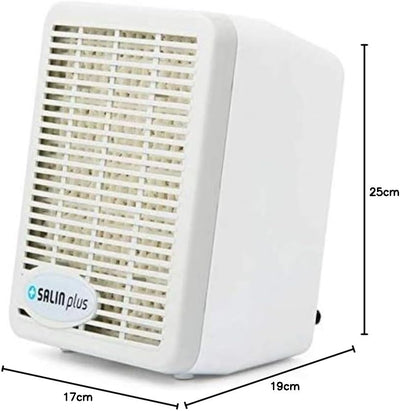 Salin Plus Salz Luftreiniger Gerät mit Salz Austauschbar Filter