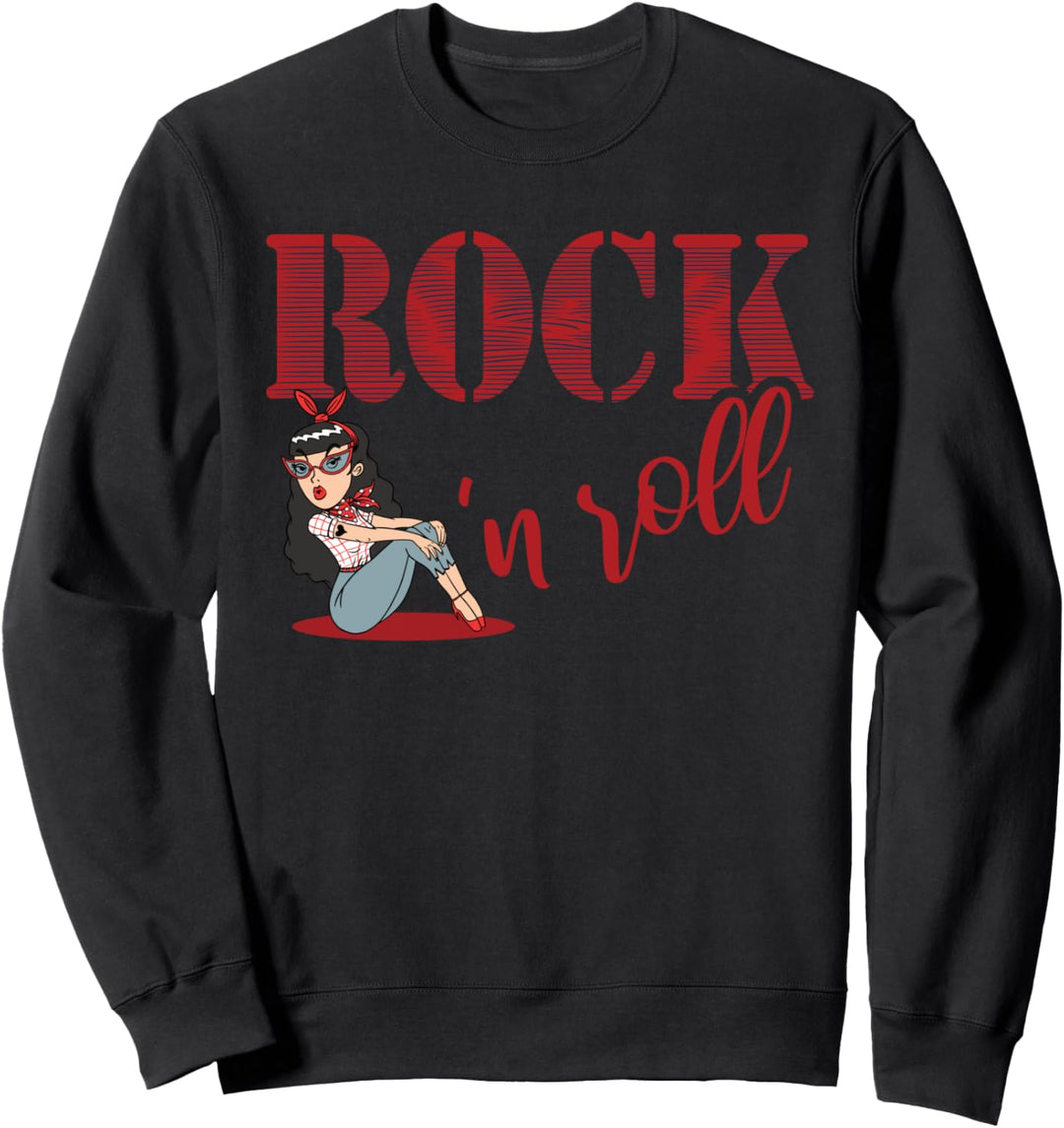 Retro Rockabilly Tanz Musikrichtung 60er rock n roll Sweatshirt