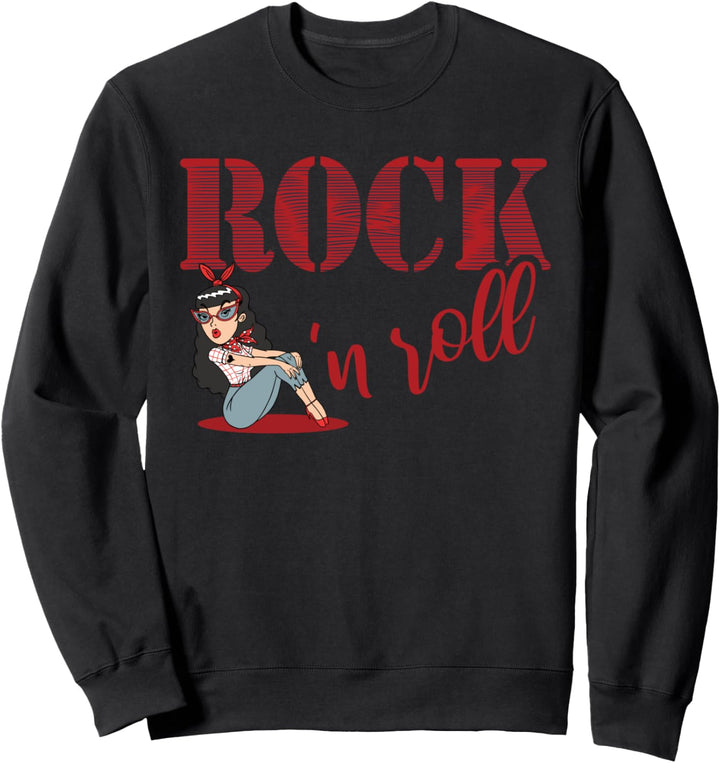 Retro Rockabilly Tanz Musikrichtung 60er rock n roll Sweatshirt