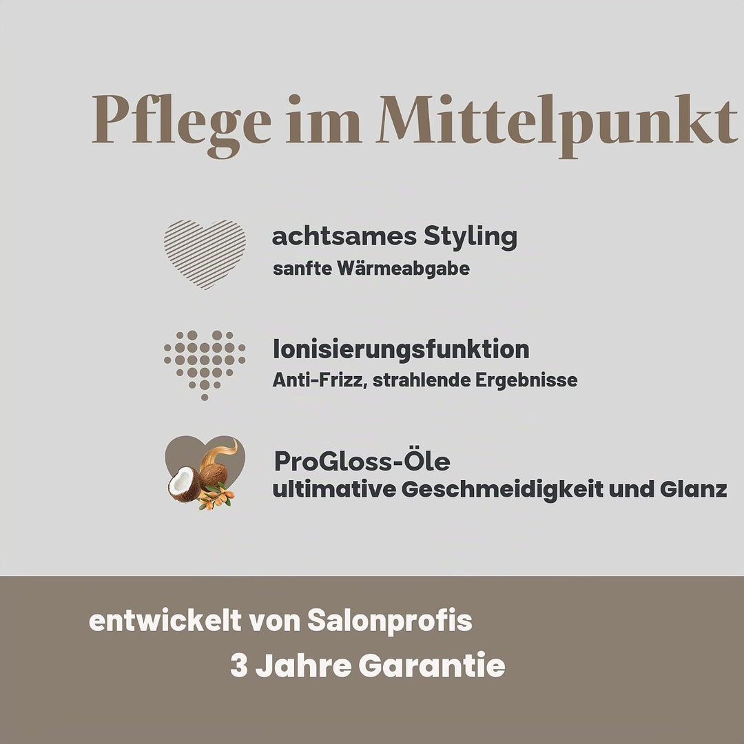 Revamp Progloss Ion Shine Keramik-Glätteisen mit Ionen-Technologie für jederzeit frizzfreie Ergebnis