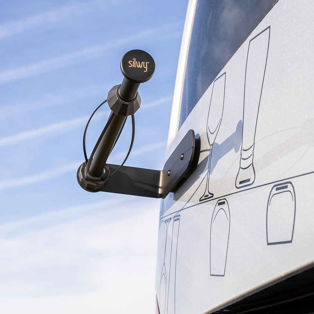silwy® Magnetischer Küchenrollenhalter – Haftet ohne Bohren auf Metallflächen & Metall-Leiste – Flex