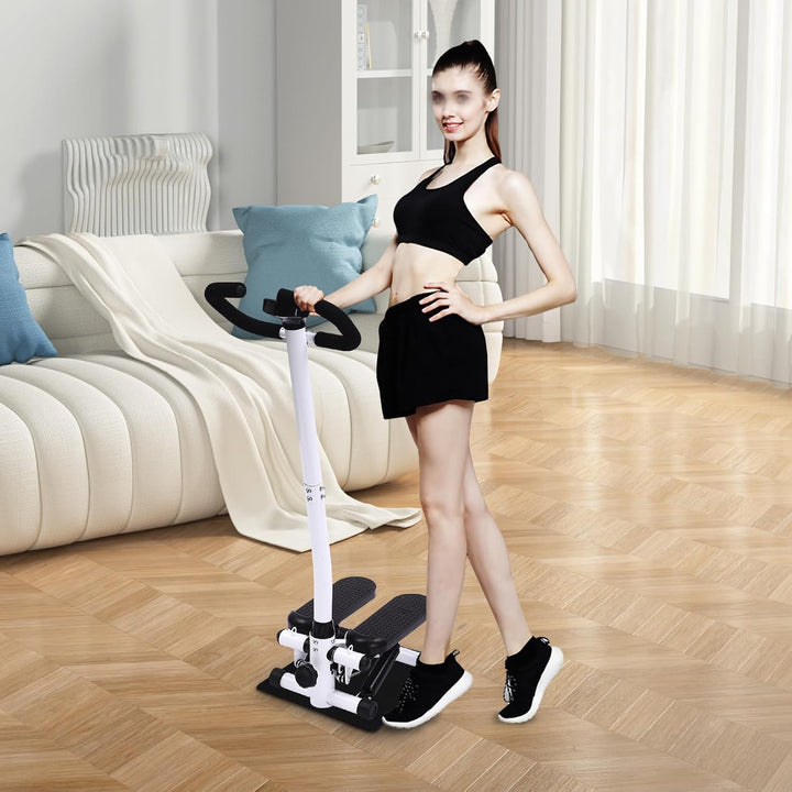 TCICOP Stepper Fitness Stepper mit Haltegriff, Treppensteiger Fitnessgerät Fitnessgeräte Tragfähigke