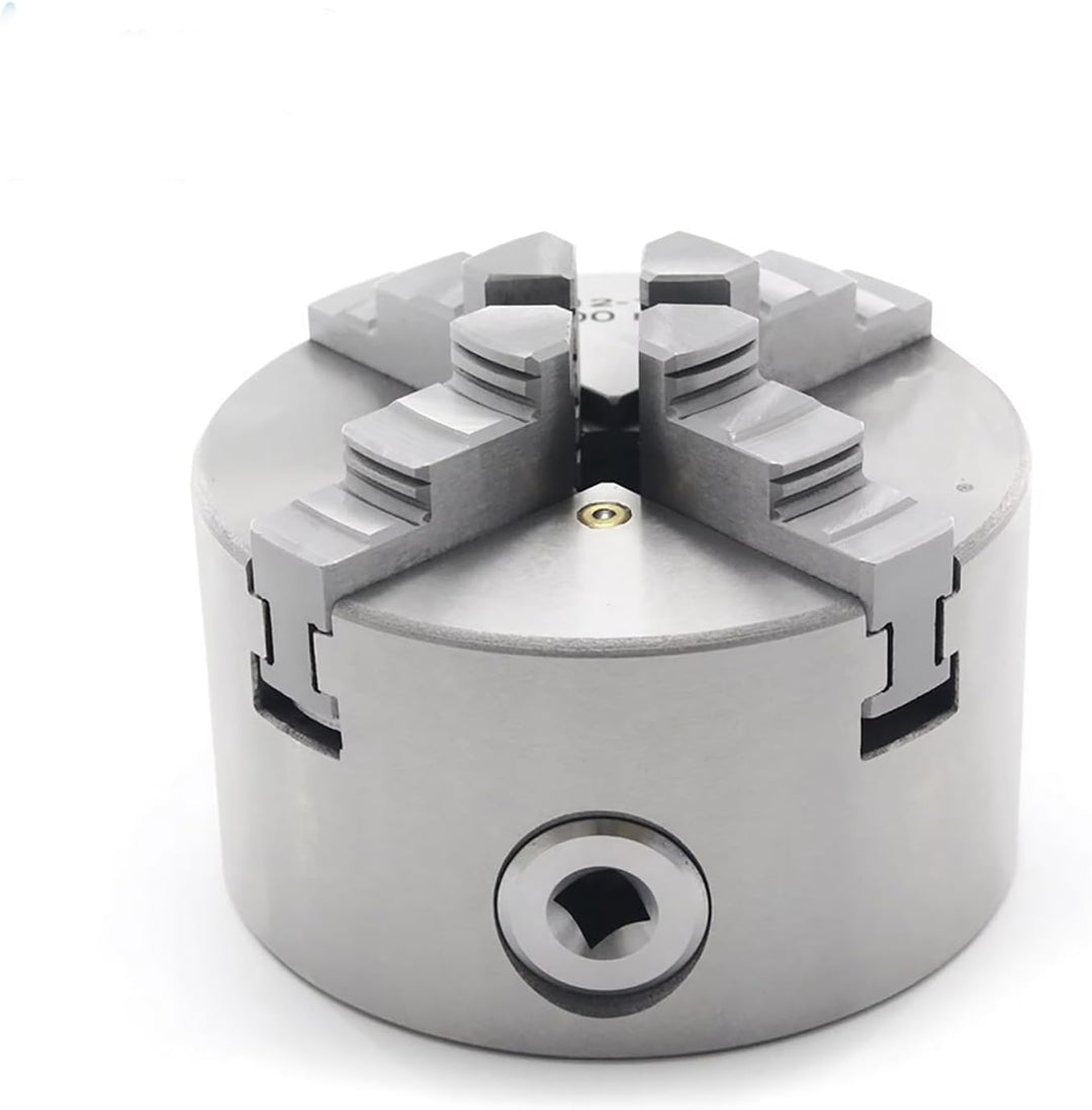 RATTMMOTOR Manuelles Spannfutter Selbstzentrierendes 4-Backen-Spannfutter K12-100mm 4-Backen-Spannfu