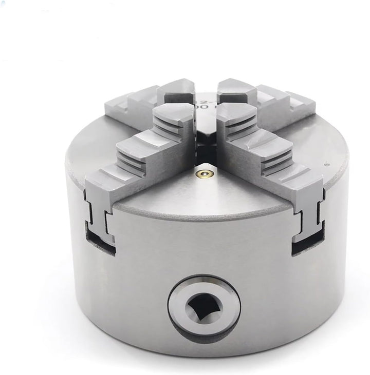 RATTMMOTOR Manuelles Spannfutter Selbstzentrierendes 4-Backen-Spannfutter K12-100mm 4-Backen-Spannfu