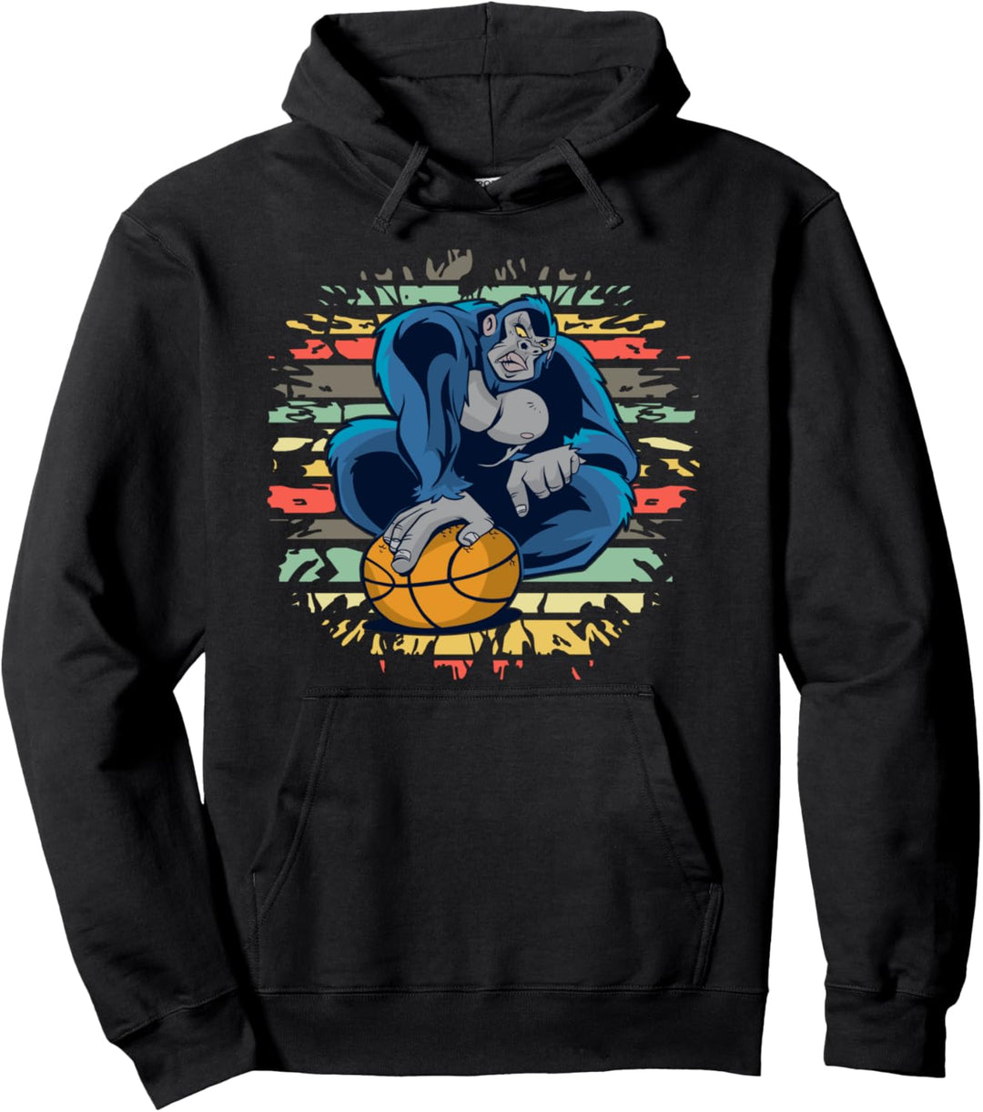 Streetball Gorilla I Basketballer I Kinder Basketball Pullover Hoodie