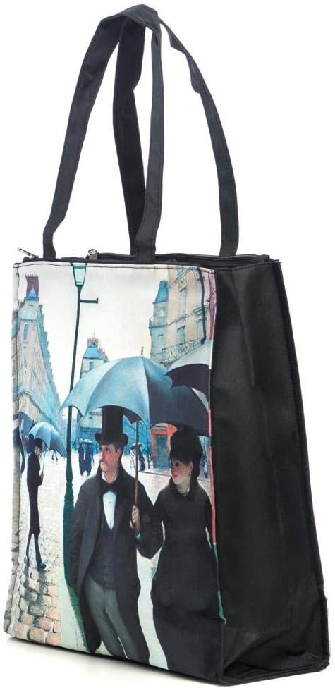 LUCKYWEATHER Shopper Einkaufstasche Twin Double Bag Damen Motiv Caillebotte RAINY DAY IN PARIS I Sho