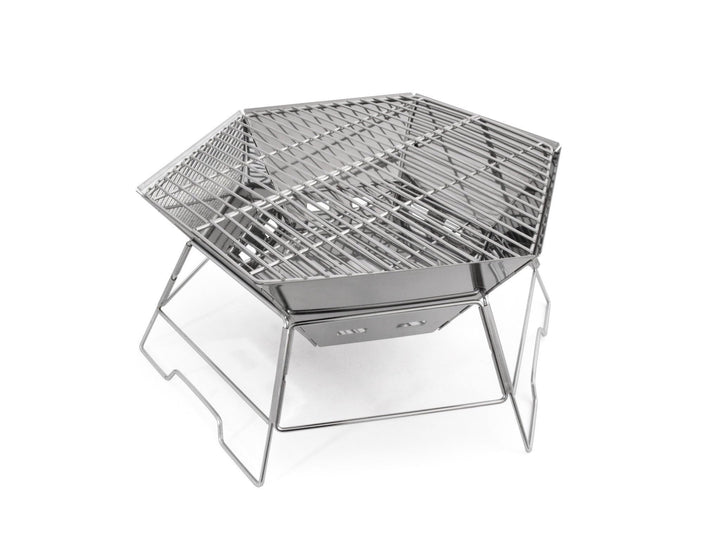 Origin Outdoors Unisex – Erwachsene Hexagon Grill-und Feuerschale, Mehrfarbig, One Size