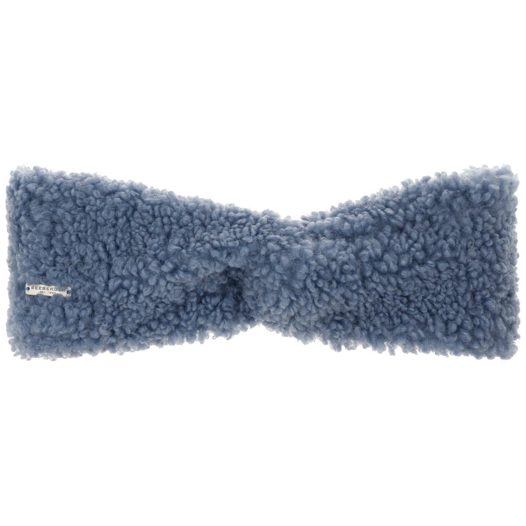 Seeberger Teddy Fur Stirnband Headband Ohrenschutz Ohrenwärmer 1 stück (1er Pack) Blau, 1 stück (1er