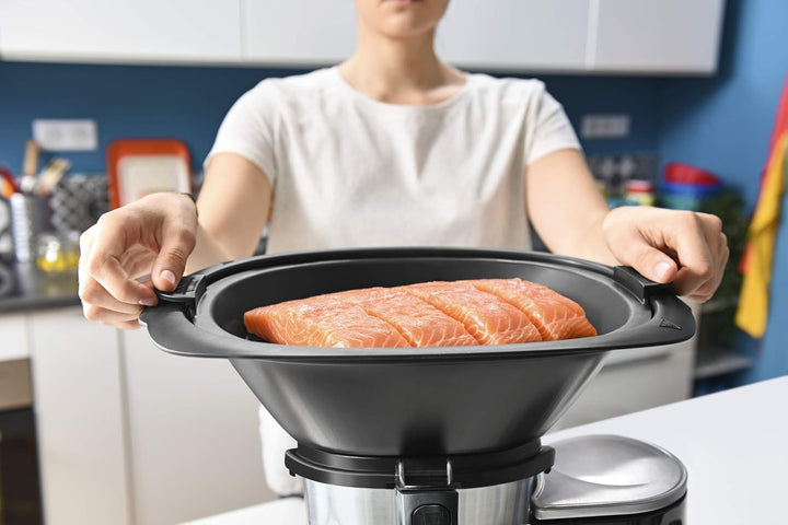 Moulinex HF4568 Clickchef Multifunktions-Küchenmaschine | 12 Geschwindigkeiten + Pulse | 5 Automatik