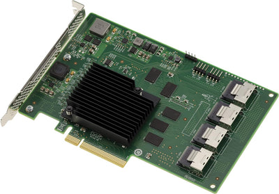 KALEA-INFORMATIQUE PCIe 2.0 SAS 6GB Controller-Karte mit 16 internen Ports. OEM-Modell 9201-16I SAS