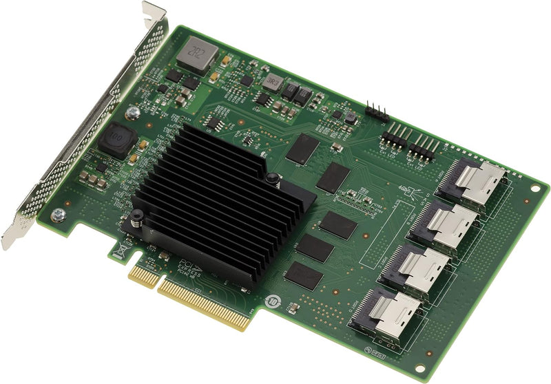 KALEA-INFORMATIQUE PCIe 2.0 SAS 6GB Controller-Karte mit 16 internen Ports. OEM-Modell 9201-16I SAS