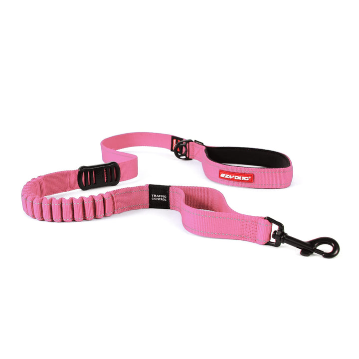 EzyDog Elastische Hundeleine für grosse und mittelgrosse Hunde - Elastische Leine mit elastischem Dä