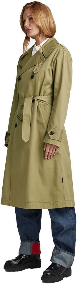 G-STAR RAW Damen High Trenchcoat Jackets XS Braun (Dk Toggee D23005-d352-5787), XS Braun (Dk Toggee