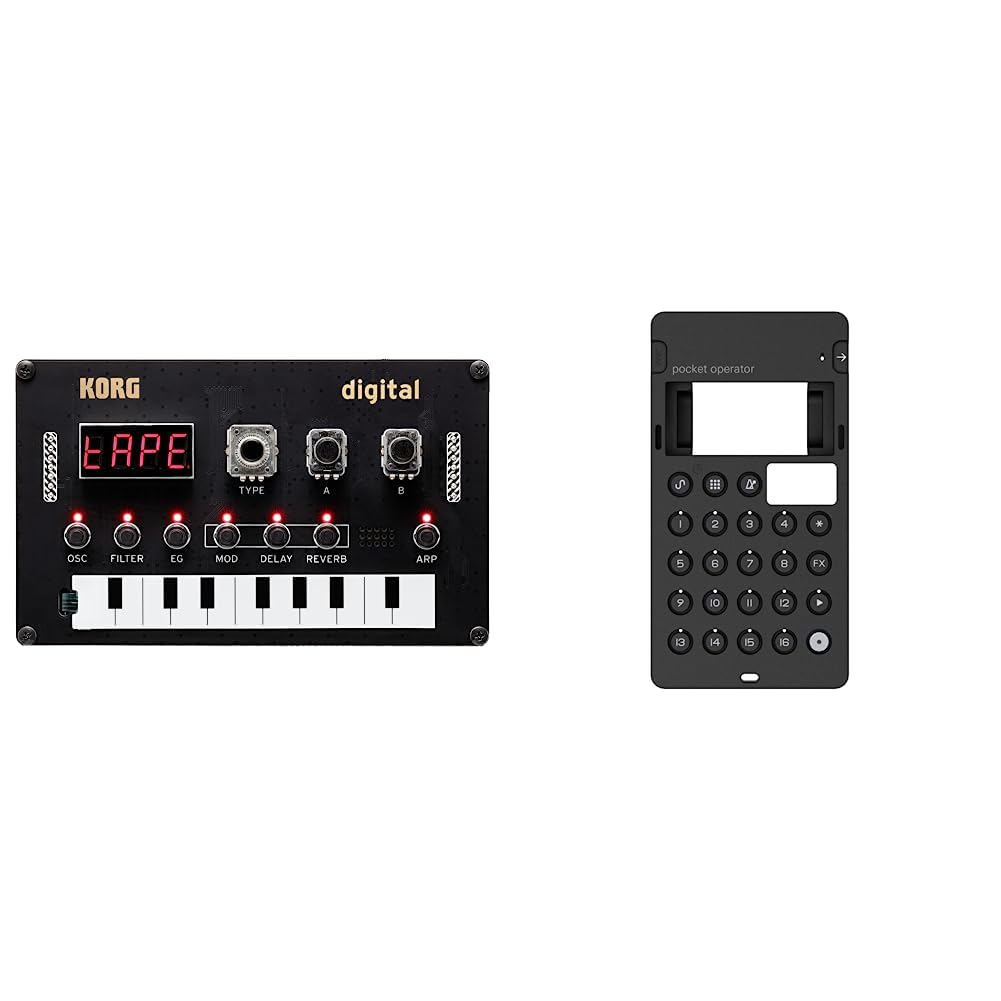 KORG Nu:Tekt NTS-1 Digital Synth Kit &amp; Teenage Engineering CA-X, Universelles Case für Pocket Operat