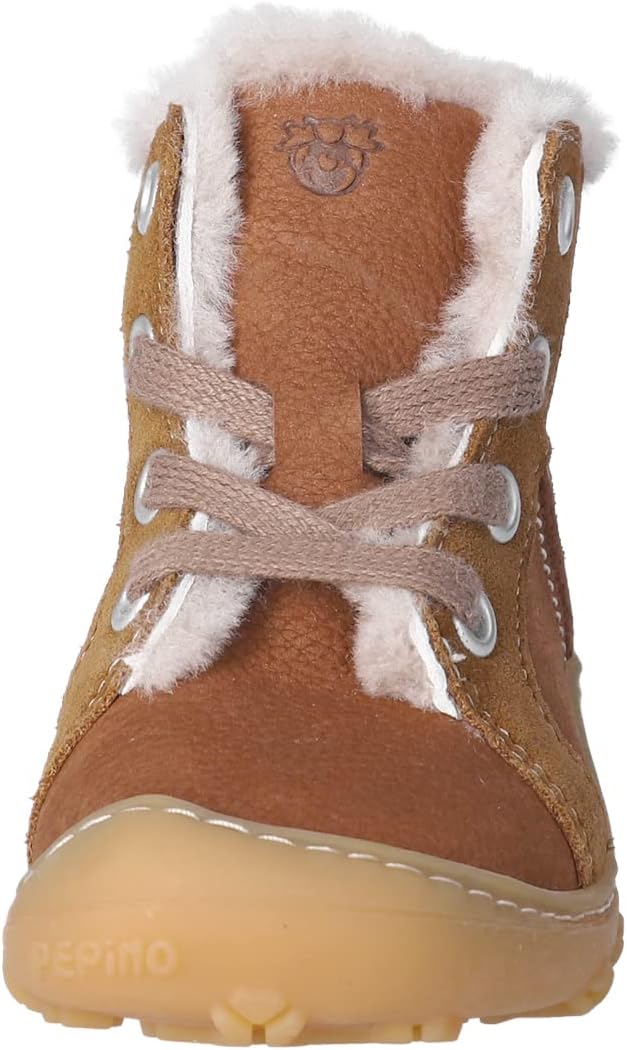 RICOSTA Mädchen und Jungen Lauflernschuhe ELIA, WMS:Weit,terracare,Barfuss-Schuh 21 EU Weit Braun 26