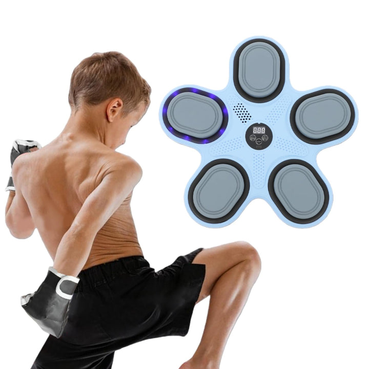 Music Boxing Machine, Boxmaschine mit Musik und LED-Anzeige, 9 Geschwindigkeits & 9 Modi-Einstellung