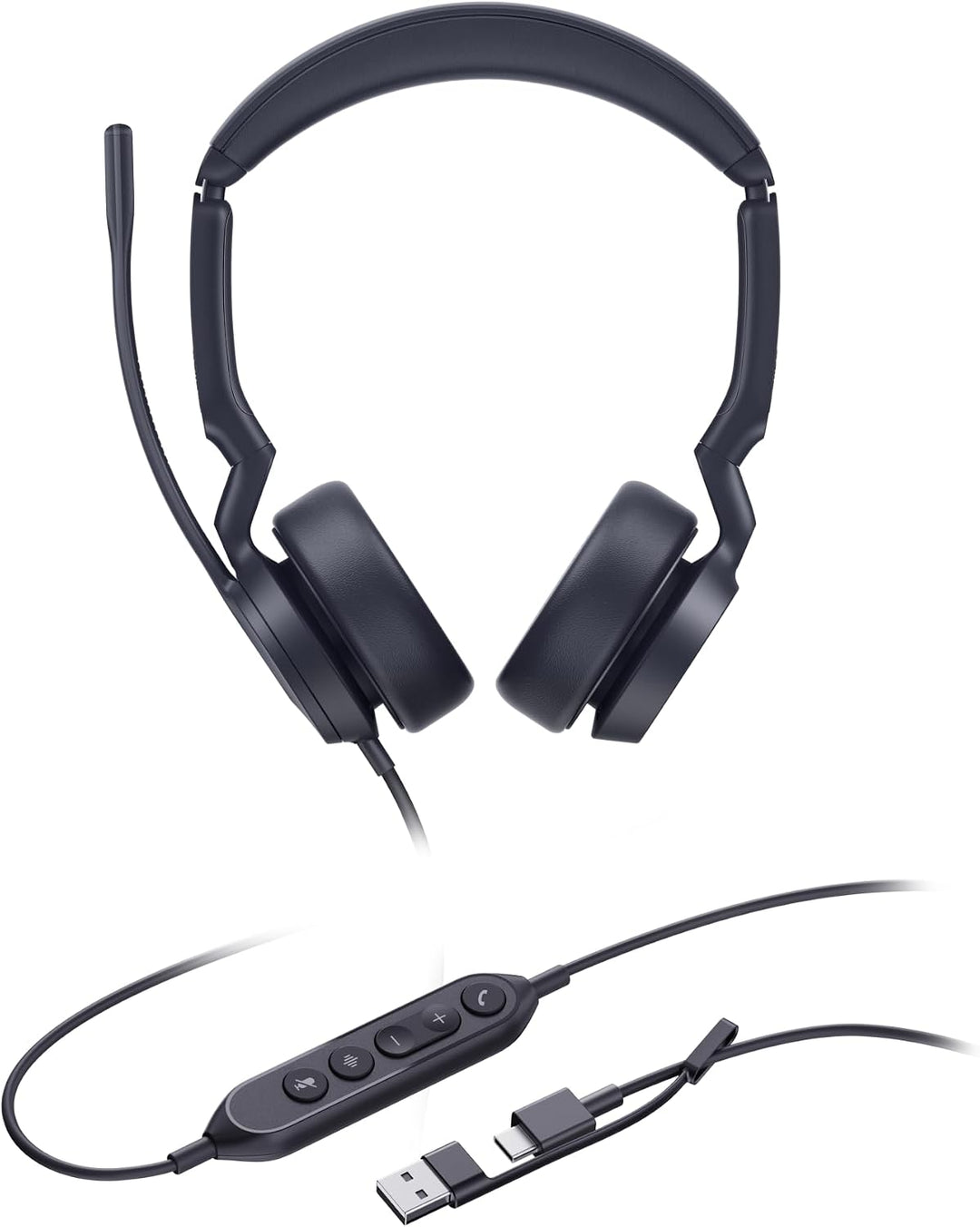 Yealink Headset UH44 Dual UC USB-C/A, UH44 DUAL UC