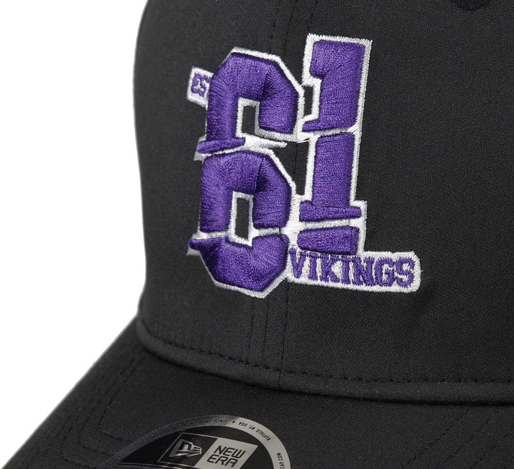 New Era NFL Cap 9fifty verstellbar Snapback Sideline American Football 2019 2020 Vikings-Black S-M,