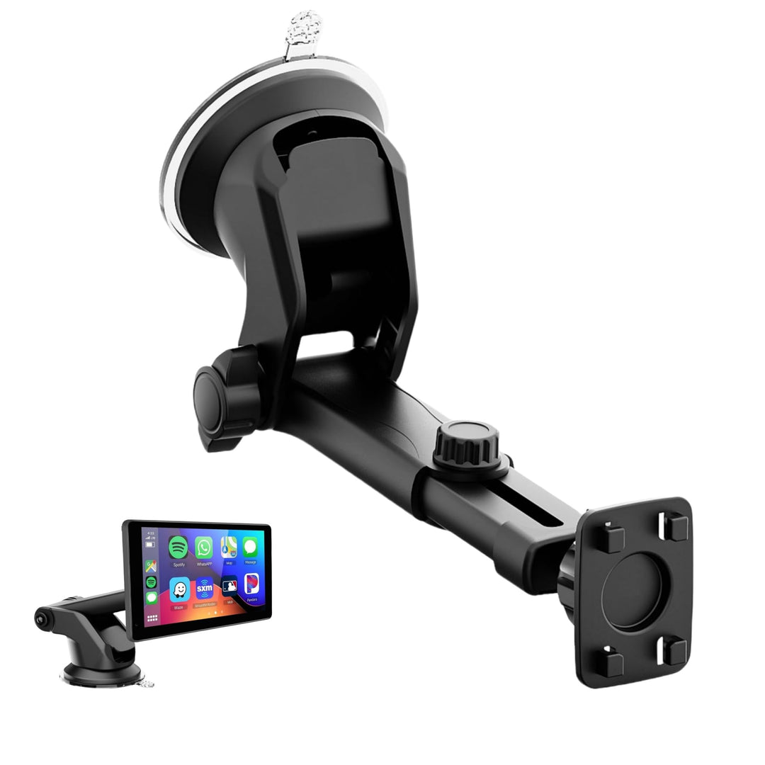 Halterung für Carplay Bildschirm, Armaturenbrett Saugnapf Halterung für Portable Car Play GPS Fenste