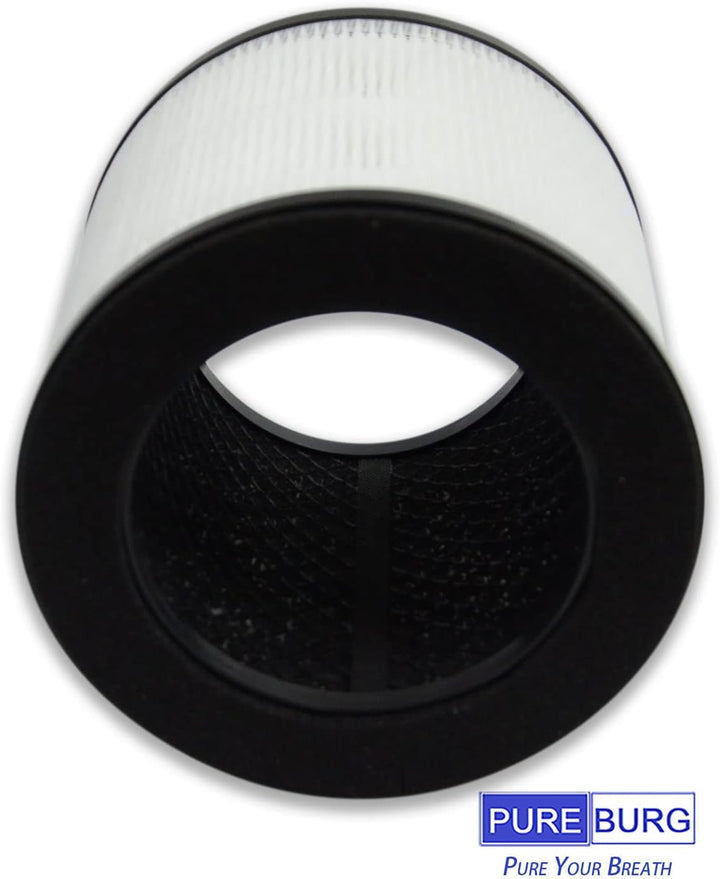 PUREBURG Ersatzfilter, kompatibel mit Himox H08 H08P Luftreinigern, 2 Stück, H13 HEPA, 4-stufige Fil