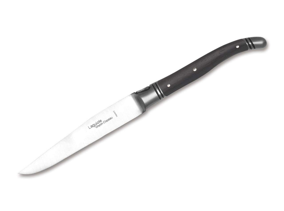 Goyon-Chazeau Laguiole Steakmesser Paperstone Klingenlänge: 11,6 cm, Schwarz