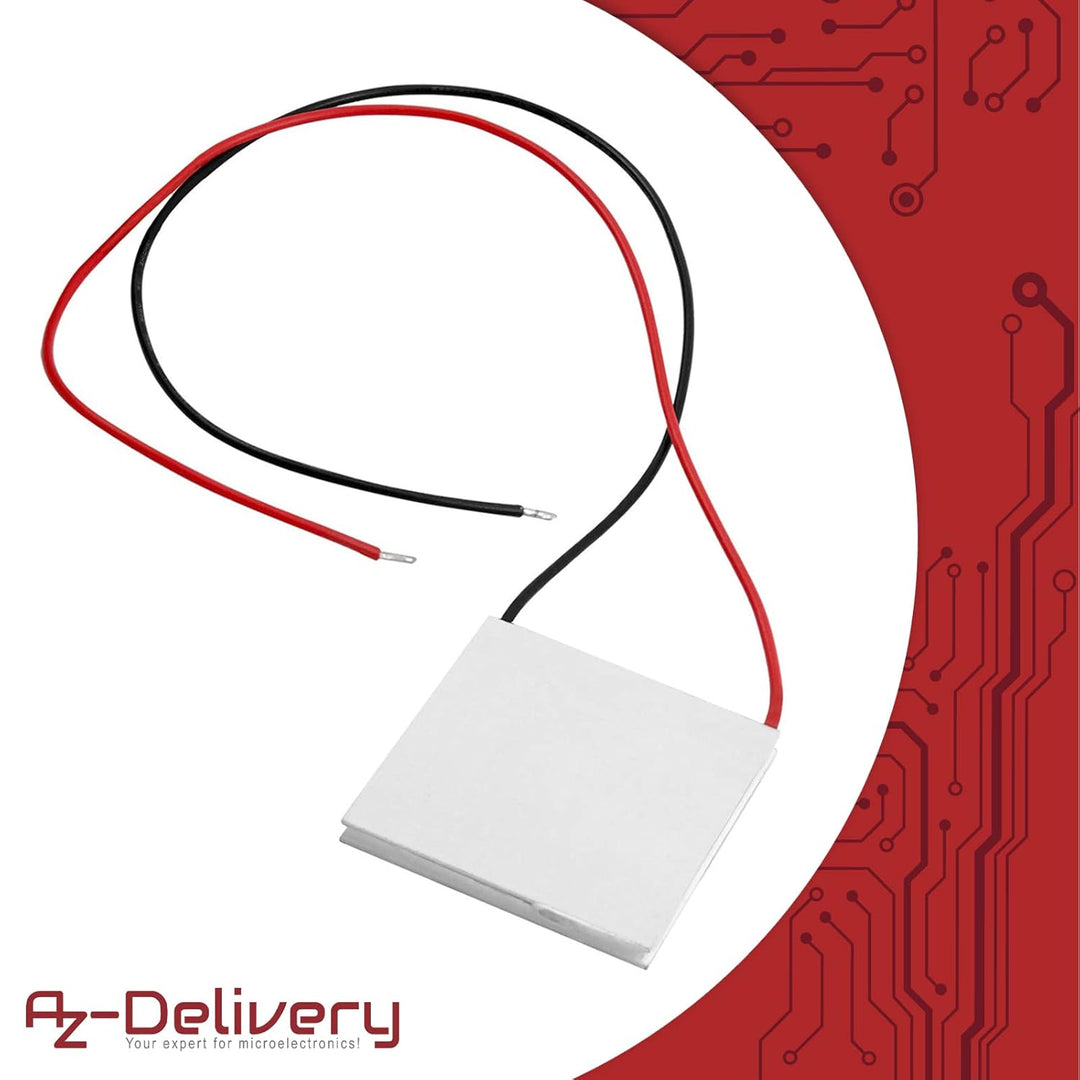 AZDelivery 5 x Thermoelektrischer Peltier Modul TEC1-12706 Peltierkühler 12V inklusive E-Book!, 5