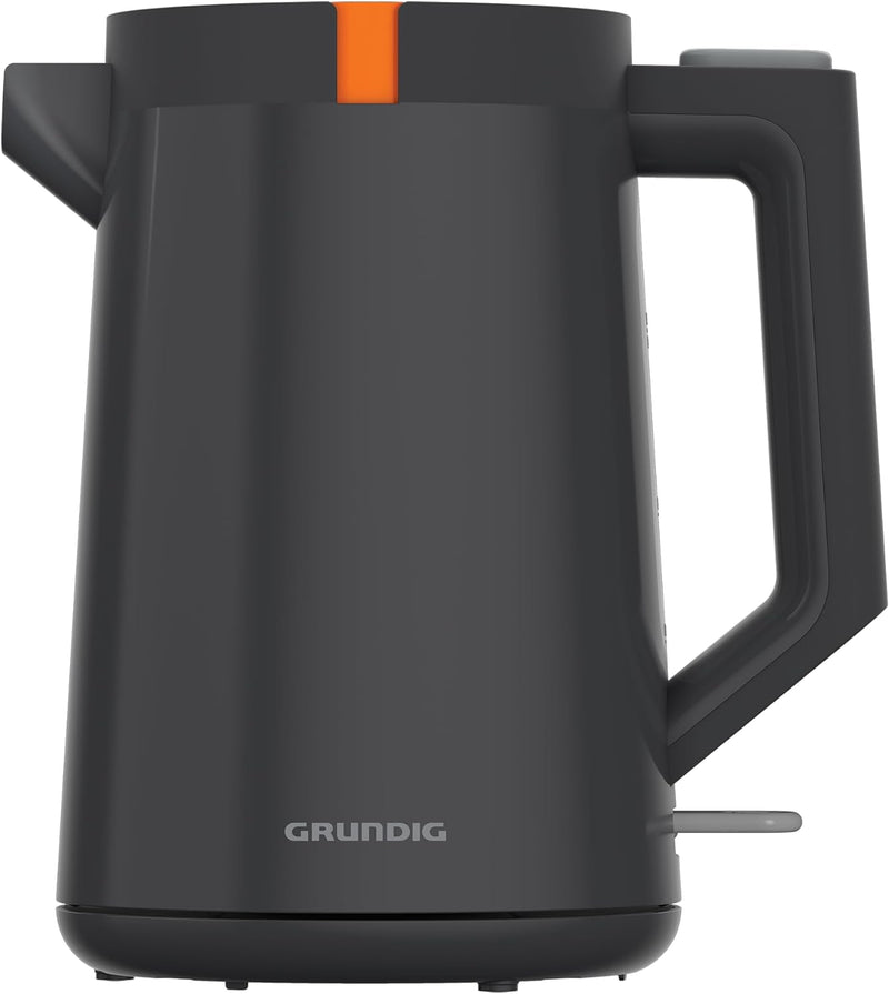 Grundig WK 5320 Wasserkocher, 2200 W Leistung, 1,7 l Fassungsvermögen, Kabelaufwicklung, 1 Liter, Ab