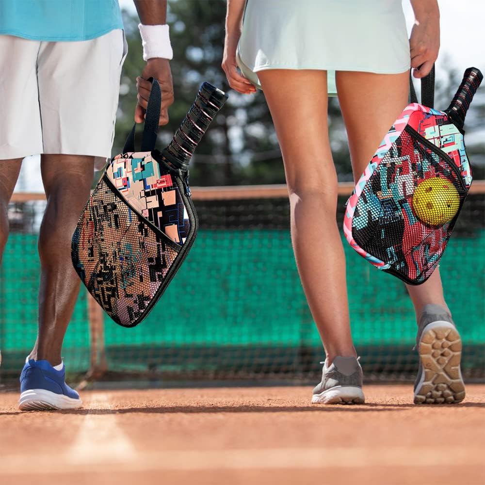 HEYSKAY Pickleball-Paddelhülle Pickleball-Schlägertasche mit Griffschlaufe Pickle-Ball-Ausrüstung, s
