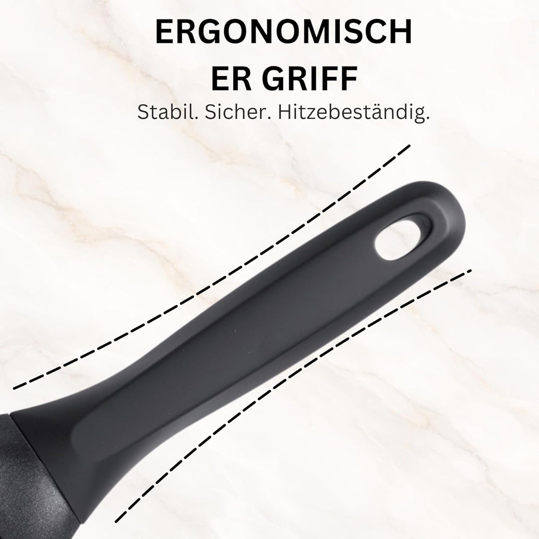 Bratpfanne Antihaft 28CM Induktionstauglich Antihaftbeschichtung Skillet Deutsch Beschichtung gesund