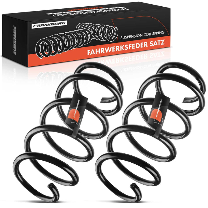 Frankberg 2x Federn Fahrwerksfeder Vorderachse Kompatibel mit Golf V 1K1 2.0L 2004-2008 Golf VI 5K1