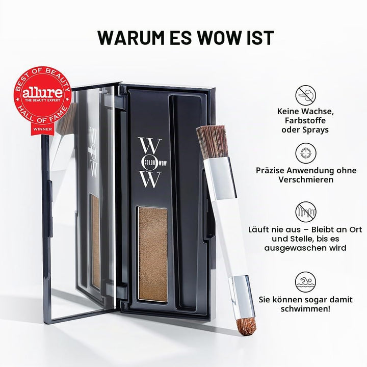 Color Wow Root Cover Up Ansatzpuder, Haar Concealer Kaschieren vom Haaransatz für Frauen &amp; Männer, H