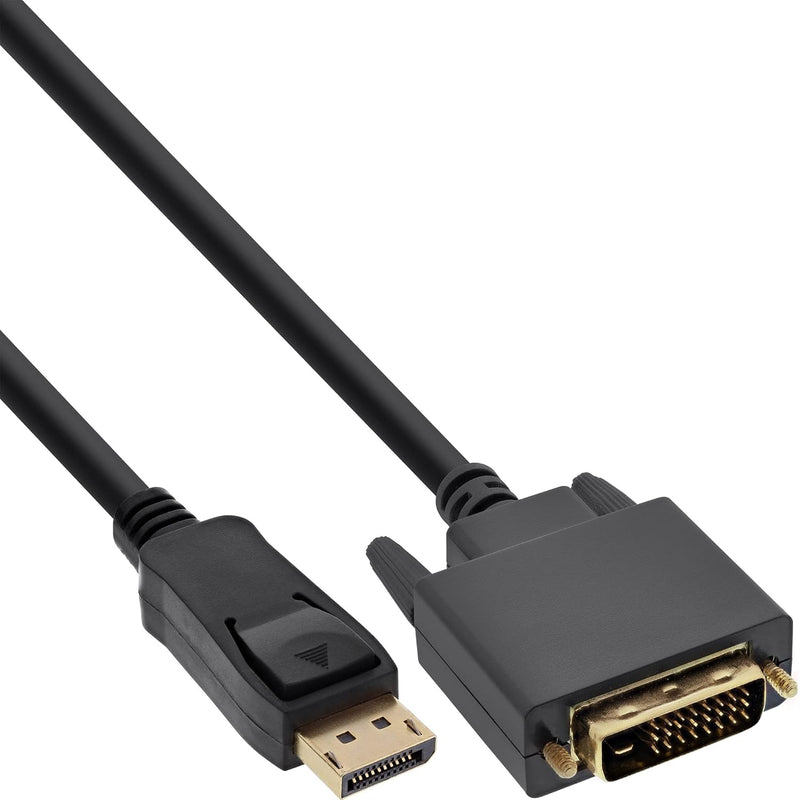 InLine 17115 DisplayPort zu DVI Konverter Kabel, schwarz, 5m