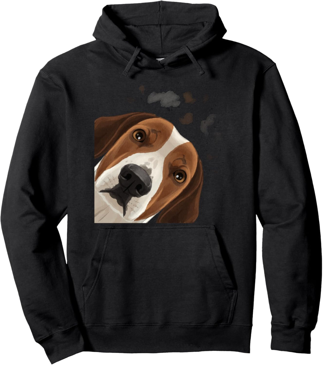 Neugieriger Hund Westfälische Dachsbracke Pullover Hoodie