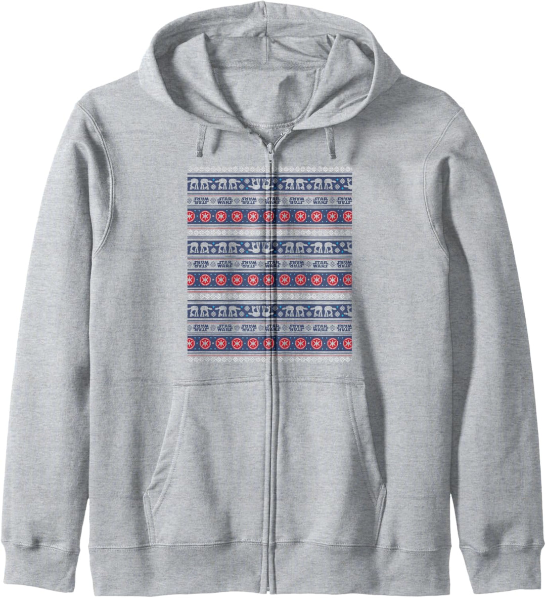 Star Wars AT-AT Blue Ugly Sweater Christmas Kapuzenjacke