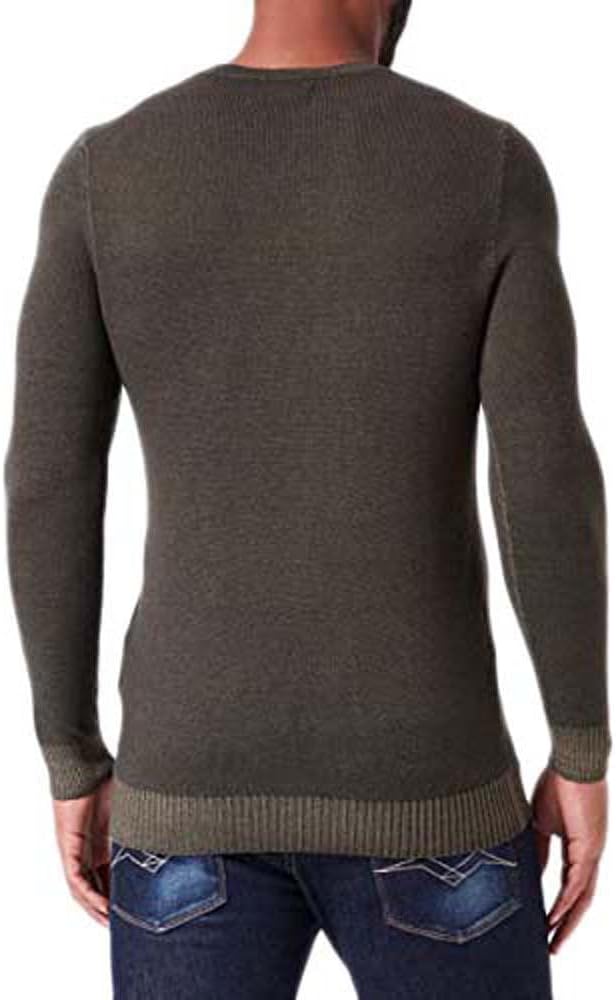 Replay Herren Pullover M 950 Olive, M 950 Olive