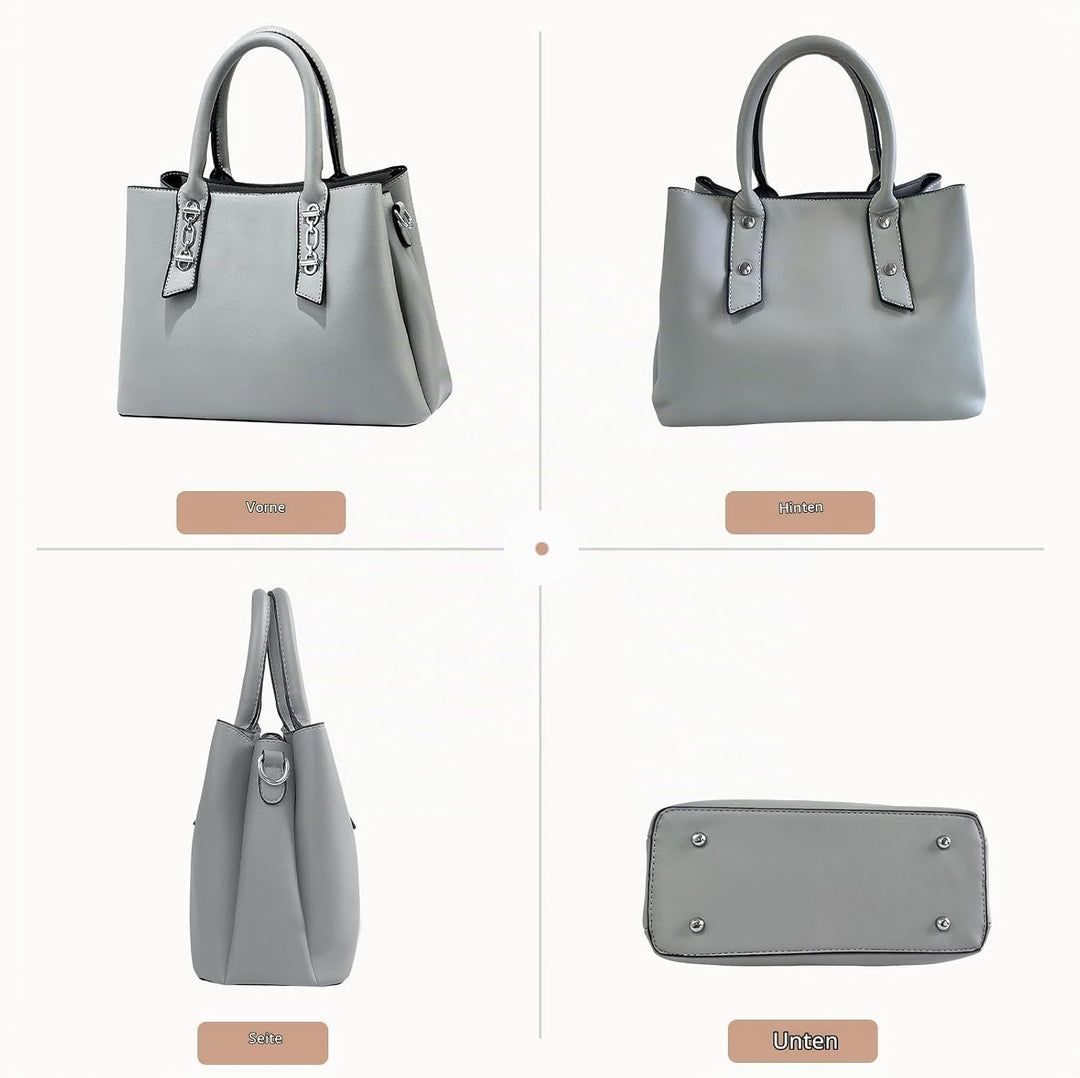 NICOLE &amp; DORIS Henkeltasche Damen Umhängetasche Einfach Elegante Handtasche Stilvolle Schultertasche