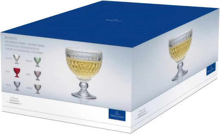 Villeroy & Boch Boston Coloured 4er Set Sektschale rauchglas