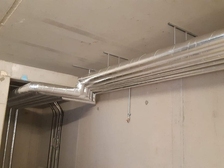 Scorprotect® voller Karton Alukaschierte Rohrschale Rohrisolierung Steinwolle mit 0.040 Wärmeleitfäh